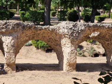 İspanya 'nın Toledo kentindeki antik Roma sirkinin kalıntıları.