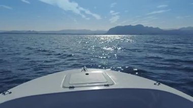 Alicante Costa Blanca İspanya 'nın Akdeniz kıyısında tekne manzaralı