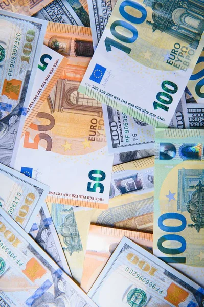 Background Different Euro Banknotes — Stockfoto