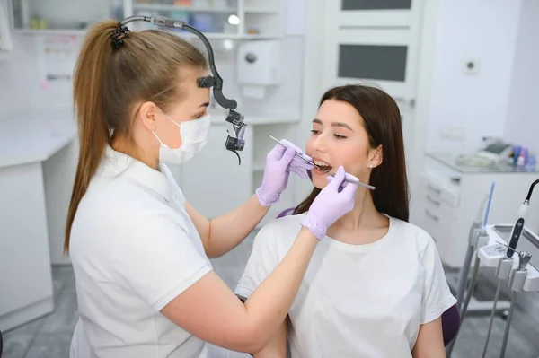 Zahnarzt Und Patient Zahnarztpraxis — Stockfoto