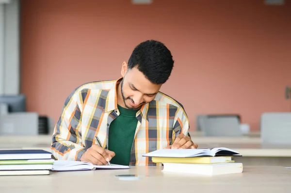 Handsome Young Indian Male College Student — Stock Photo, Image