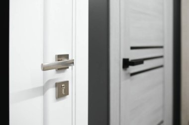 Kapıların penceresi. Ev için geniş bir kapı seçimi..