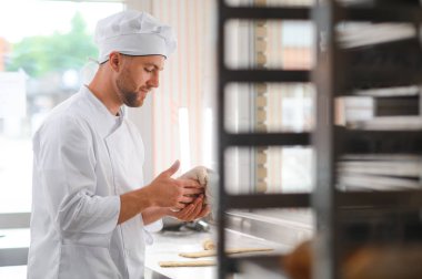 fırıncı ekmek fırınları veya ekmek hamur yoğurma.