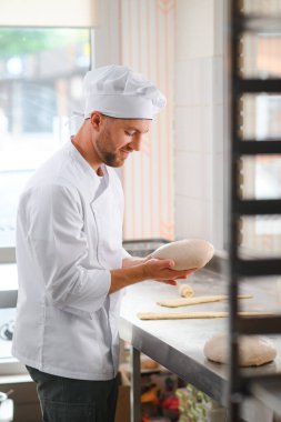 fırıncı ekmek fırınları veya ekmek hamur yoğurma.