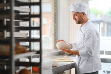 fırıncı ekmek fırınları veya ekmek hamur yoğurma.