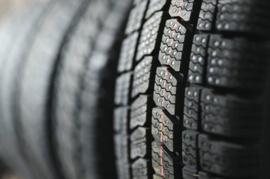 Tire tread close up image. clipart