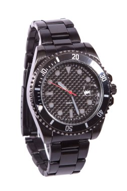 Bilek izleme ön konumu beyaz arkaplan üzerinde izole.