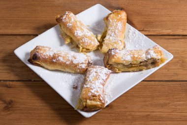 Casadielles, traditional christmas dessert in Asturias, Spain.