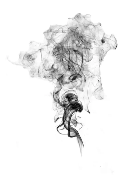 Fumo Bianco Sfondo Isolato — Foto Stock