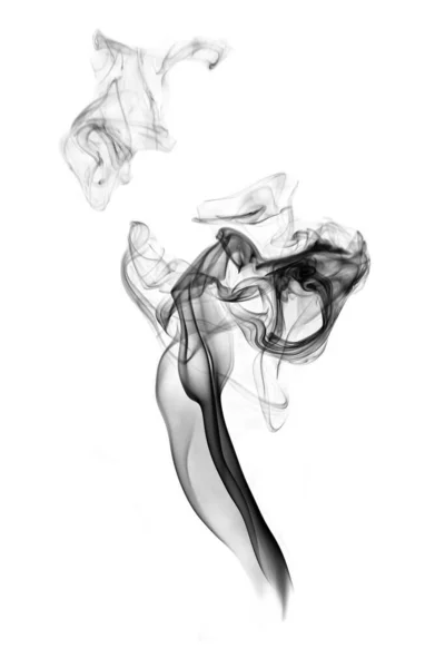 白い煙の抽象的な — ストック写真