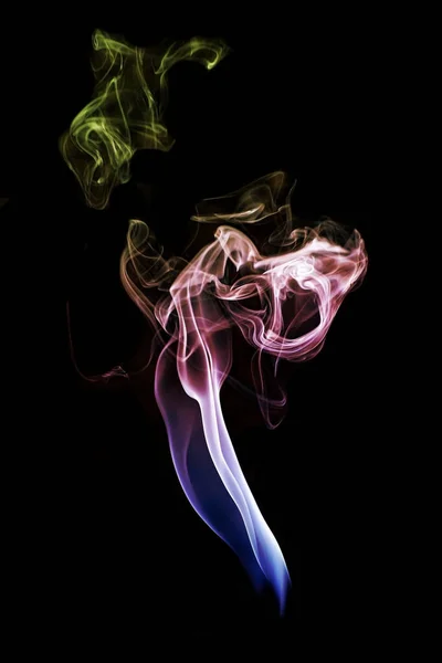 Bellissimo Sfondo Fumo Astratto Colorato — Foto Stock