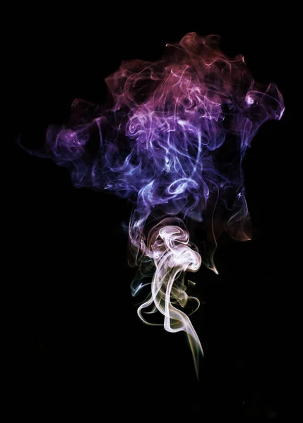 多色の煙抽象的な背景 — ストック写真