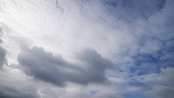 Время Быстрого Перемещения Облаков Небу — стоковое видео