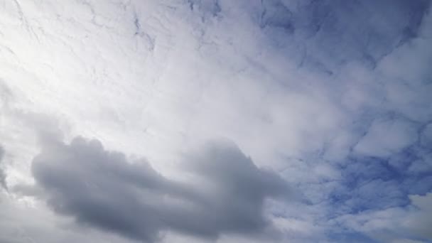 Timelapse Nuvole Rapido Movimento Attraverso Cielo — Video Stock