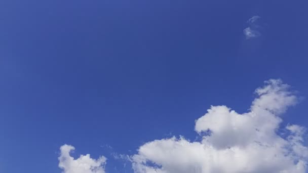 Timelapse Sky White Clouds Daytime — Vídeos de Stock