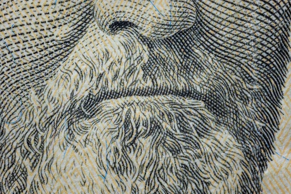 Portrait 18Th President Ulysses Grant United States Fifty Dollar Bill — Stock Photo, Image