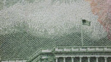 Başkent binası 50 dolarlık banknotla kapanıyor.