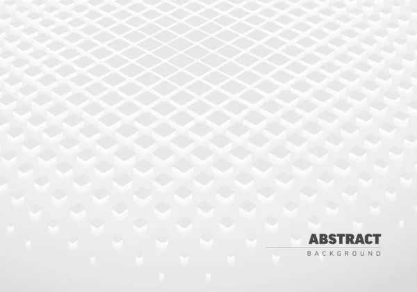 Fond Abstrait Fabriqué Partir Cubes Gris Clair Avec Place Pour — Image vectorielle
