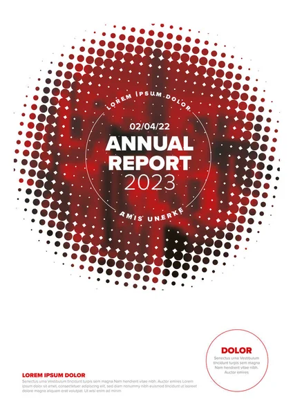 Vector Abstract Annual Report Cover Template Sample Text Abstract Masked — Stock Vector