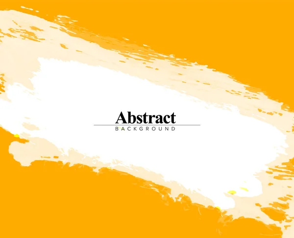 Žluté Vektorové Akvarelové Štětec Pozadí Místem Pro Váš Text Abstraktní — Stockový vektor