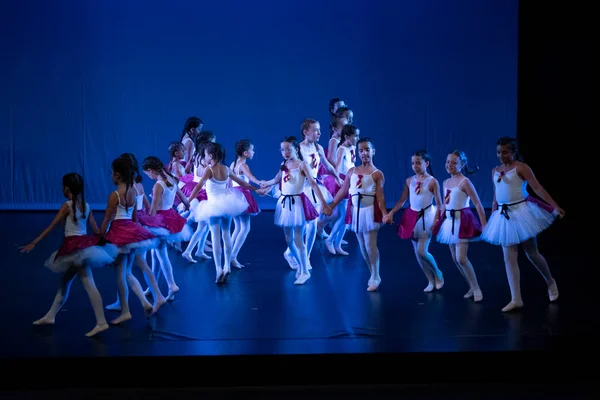 Faro Portugal 16Th July 2022 Young Kids Dance Group Performing — Stock Photo, Image