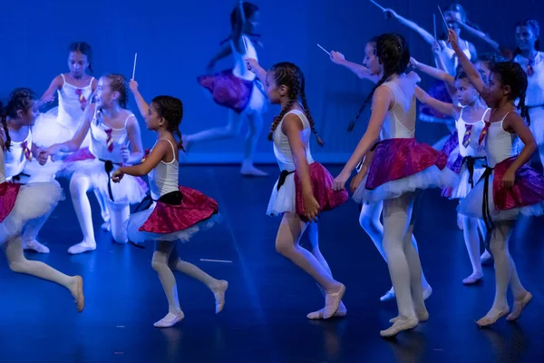 Faro Portugal Julio 2022 Grupo Danza Para Niños Pequeños Que —  Fotos de Stock