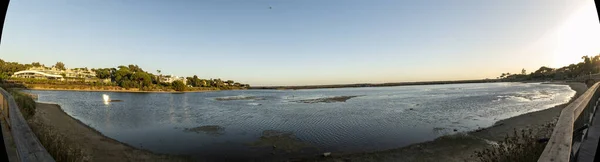 Vista Paisagística Dos Pântanos Ria Formosa Perto Localização Quinta Lago — Fotografia de Stock