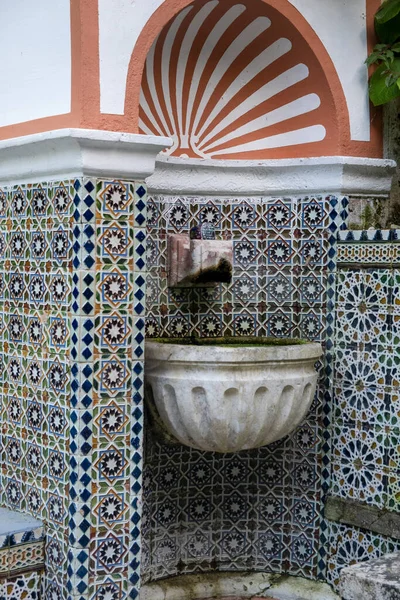 Portekiz Sintra Köyündeki Biester Parkında Çok Güzel Romantik Bir Azulejo — Stok fotoğraf