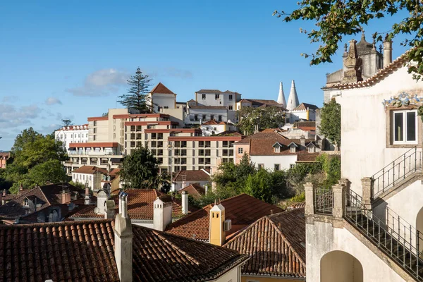 Cityscape Vista Del Famoso Villaggio Sintra Situato Portogallo Europa — Foto Stock