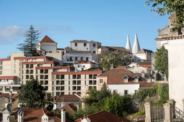 Vista Panorâmica Famosa Vila Sintra Localizada Portugal Europa — Fotografia de Stock