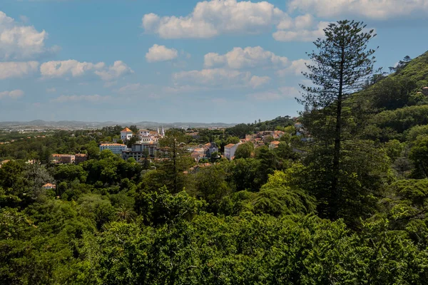 Θέα Στο Αστικό Τοπίο Του Διάσημου Χωριού Sintra Που Βρίσκεται — Φωτογραφία Αρχείου