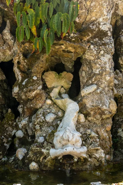 Beautiful Fountain Details Quinta Regaleira Located Sintra Portugal — Stock Photo, Image