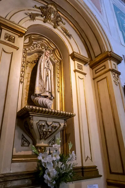 Wnętrze Pięknego Kościoła Sao Martinho Miejscowości Sintra Portugalia — Zdjęcie stockowe