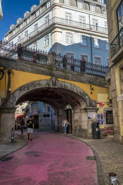 Lisboa Portugal Junho 2022 Rua Nova Carvalho Também Conhecida Como — Fotografia de Stock