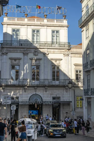 Lisbon Portugal Juni 2022 Butiksavdelningen Armazens Chiado Ligger Nära Rossio — Stockfoto