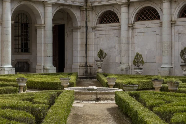 Mafra Portugalsko Červen 2022 Pohled Krásnou Architekturu Design Paláce Mafra — Stock fotografie