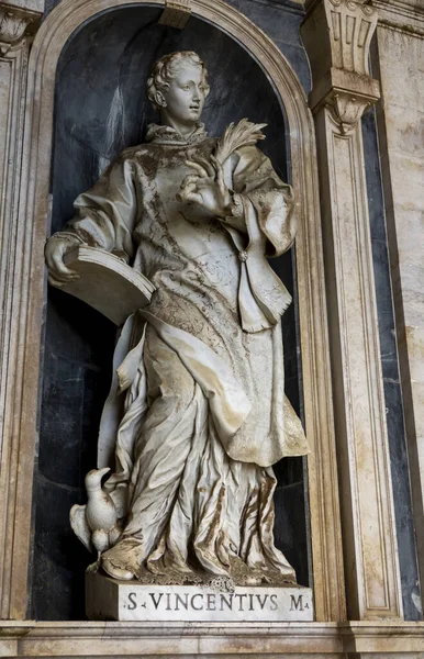 Mafra Portugalia Czerwca 2022 Widok Piękny Duży Posąg Wincentego Pałacu — Zdjęcie stockowe
