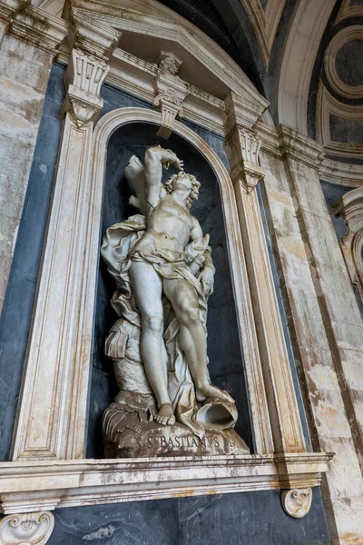 Mafra Portugal Juin 2022 Vue Belle Grande Statue Saint Sébastien — Photo