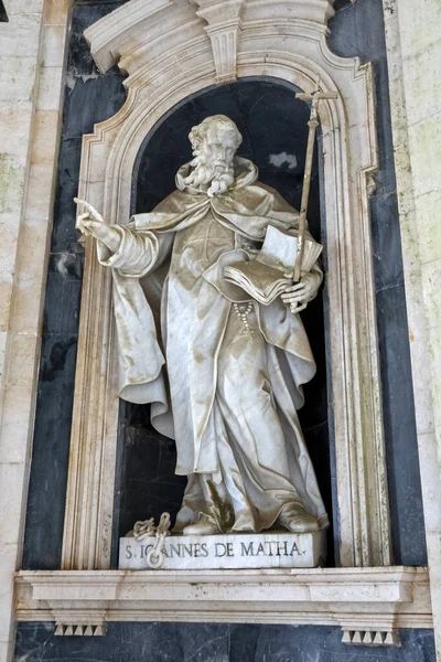 Mafra Portugal Juin 2022 Vue Belle Grande Statue Saint Icannes — Photo