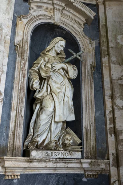 Mafra Portugal Juin 2022 Vue Belle Grande Statue Saint Bruno — Photo