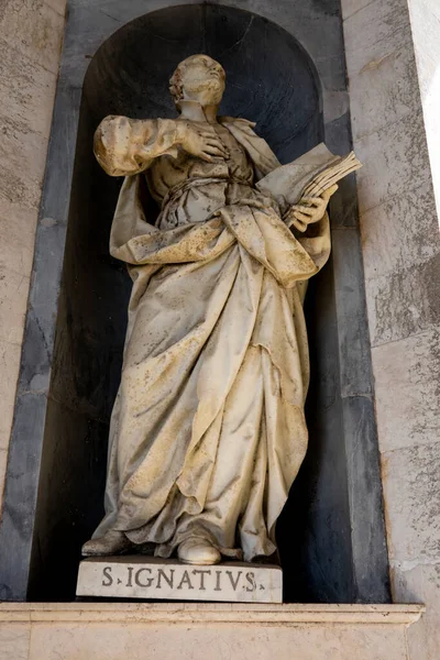 Mafra Portugal Juin 2022 Vue Belle Grande Statue Saint Ignativs — Photo