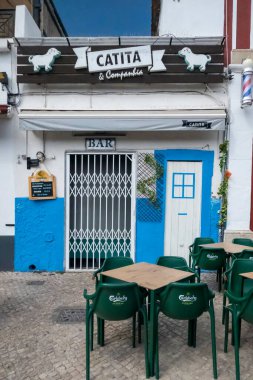 FUSETA, PORTUGAL - 18 Eylül 2022: Fuseta Köyü, Algarve, Portekiz.