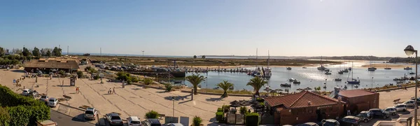 Alvor Portugal Nisan 2023 Turizm Için Restoranları Olan Güzel Alvor — Stok fotoğraf