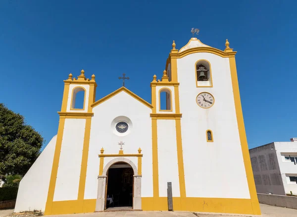 Lindo Exterior Igreja Luz Localizada Perto Região Lagos Portugal — Fotografia de Stock