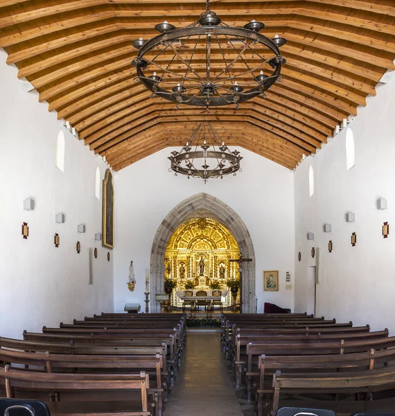 Bel Intérieur Église Luz Situé Près Lagos Portugal — Photo