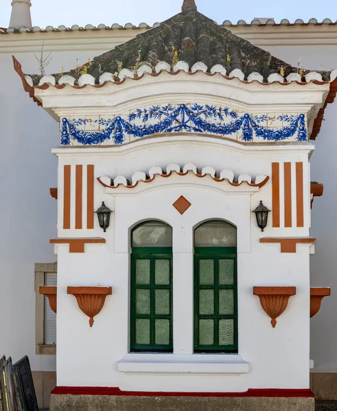 Krásná Zrekonstruovaná Azulejo Dlažba Budova Městě Lagos Portugalsko — Stock fotografie
