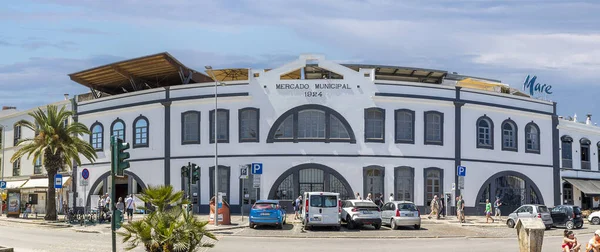 Lagos Portugal Abril 2023 Mercado Municipal Peixe Mercearia Lagos — Fotografia de Stock