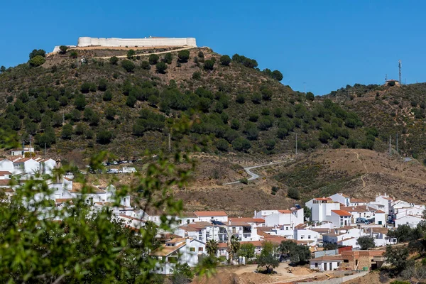 Widok Miejscowość Sanlucar Guadiana Prowincja Huelva Andaluzja Hiszpania — Zdjęcie stockowe