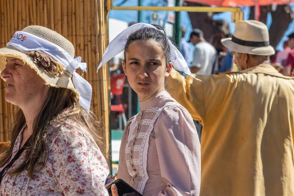 stock image ALCOUTIM, PORTUGAL: 25th of MARCH, 2023: Festival of smuggling (Contrabando), where many people gather to eat and interact crossing the river to the other side, to Sanlucar de Guadiana, Huelva, Andalusia, Spain.