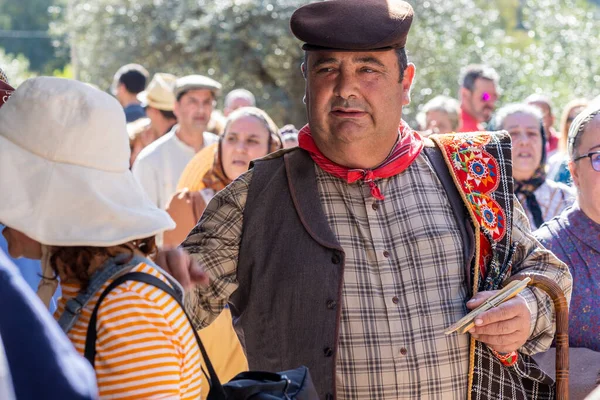 Stock image ALCOUTIM, PORTUGAL: 25th of MARCH, 2023: Festival of smuggling (Contrabando), where many people gather to eat and interact crossing the river to the other side, to Sanlucar de Guadiana, Huelva, Andalusia, Spain.